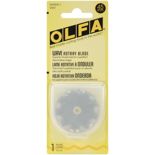 OLFA 45 mm roterende bladrefill, Wave