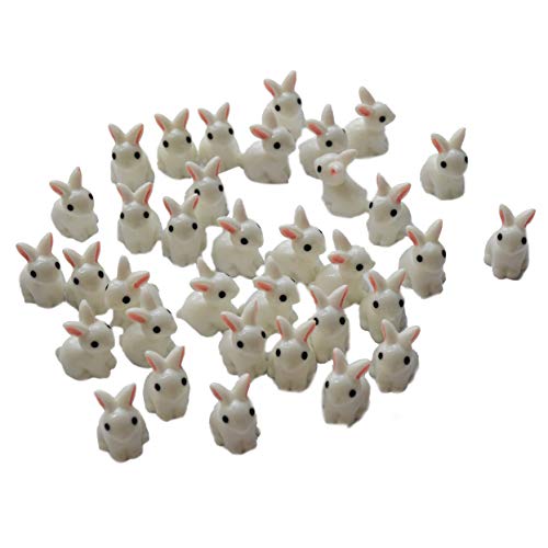 AMOBESTER Sime Charms Bunnies 35Psc Skreyttar Slime Perlur fyrir Art Handverk skraut